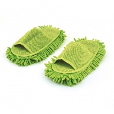 Chinelos limpa-chão  em microfibra  d-mais 