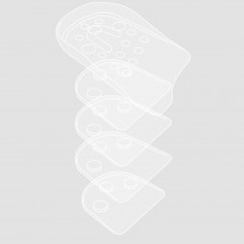 Palmilhas elevadoras de silicone x5cm