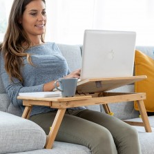 Mesa para portátil dobrável