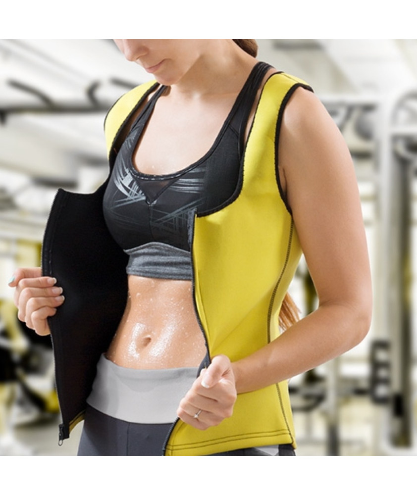 Colete cinta para sauna desportiva feminino Colete cinta para sauna desportiva feminino