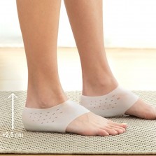 Palmilhas elevadoras de gel de silicone
