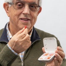 Caixa de comprimidos com alarme