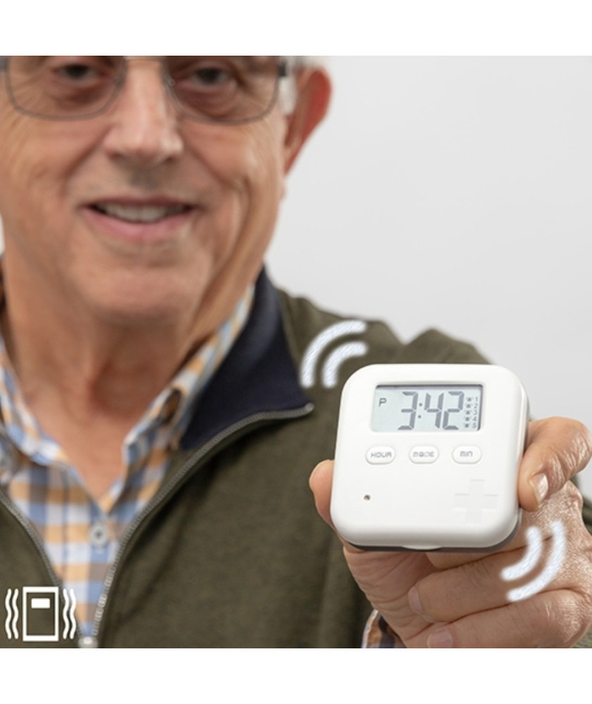 Caixa de comprimidos com alarme Caixa de comprimidos com alarme