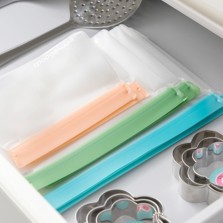 Sacos reutilizáveis para líquidos e sólidos 6 unid
