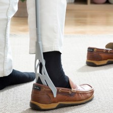 Calçadeira para meias e sapatos