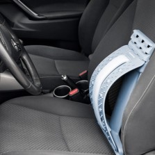 Suporte corrector lombar com pontos de pressão