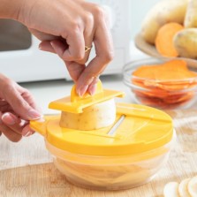 Batatas fritas no microondas