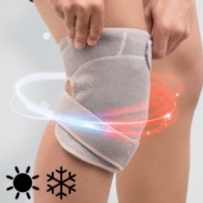 Joelheira com gel efeito frio ou calor