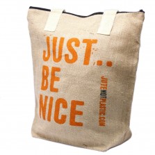 Saco de Juta Just be nice