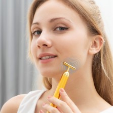 Massajador facial de alta frequência