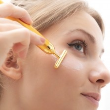 Massajador facial de alta frequência