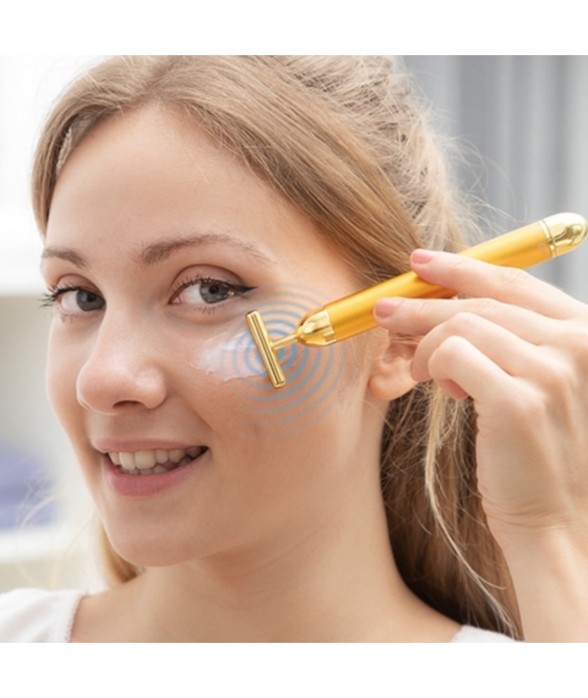 Massajador facial de alta frequência