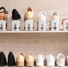 Organizador de sapatos regulável 6 unid
