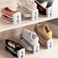 Organizador de sapatos regulável 6 unid