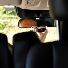 Duplo retrovisor com espelho panorâmico