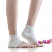Meias hidratantes com almofada de gel e óleos naturais