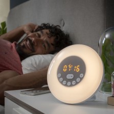 Radio despertador alta voz