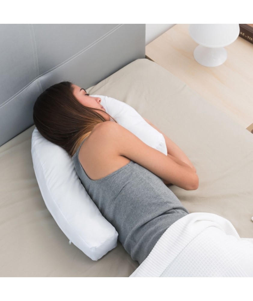 Almofada ergonómica para dormir de lado