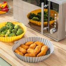 Cestos de silicone para fritadeira