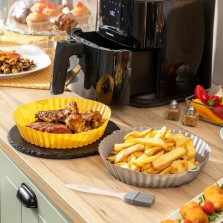 Cestos de silicone para fritadeira