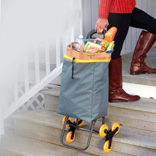 Trolley com roda tripla para subir escadas