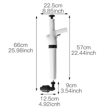 Desentupidor vertical bomba de pressão
