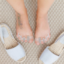 Separador e corrector de dedos dos pés (1par)