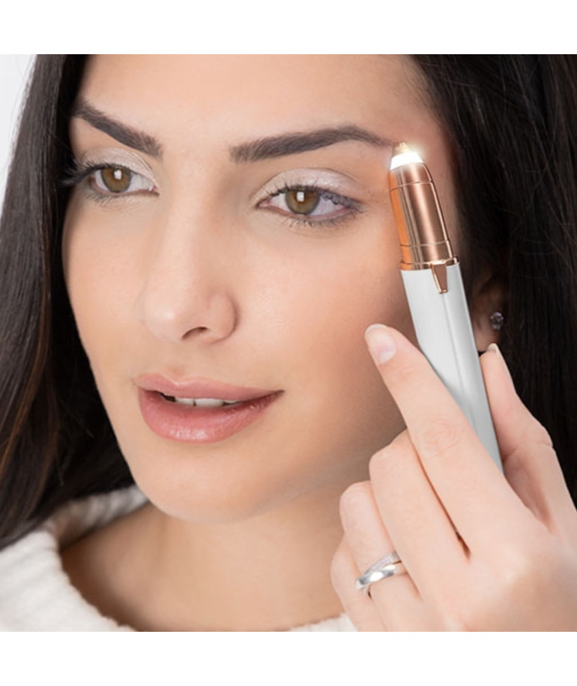 Depiladora facial com led